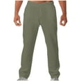 thumbnail image 1 of Diufon Mens Lounge Pants Solid Color Sweatpants Elastic Waist Drawstring Trousers with Pockets, 1 of 6