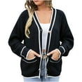 thumbnail image 1 of Diufon Oversize Sweater Cardigan fro Women Fall Winter Warm Long Sleeve Knitted Jackets Casual Coat with Pockets, 1 of 3