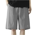 thumbnail image 1 of Diufon Plus Size Mens Shorts Solid Color Lounge Shorts with Pockets Summer Casual Gym Shorts, 1 of 5