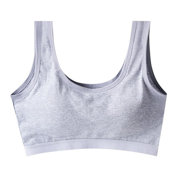 Diufon Sports Bras for Women Wireless Underwireless Bras Solid Color Full Coverage Soft Bras