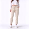 thumbnail image 1 of Diufon Straight Leg Sweatpants for Women Elastic Waist Drawstring Lounge Pants with Pockets Athletic Joggers, 1 of 9