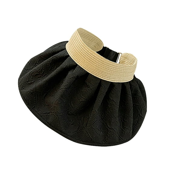 Diufon Sun Hat for Women Trendy Wide Brim Outdoor Beach Athletic Hats Soft Breathable Solid Color Cap