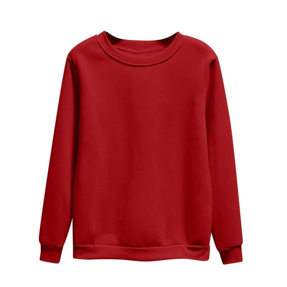 Diufon Sweatshirts for Women Fall Winter Casual Loose Long Sleeve Pullover Tops Trendy Basic Crewneck Sweatshirt