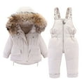 Diufon Toddler Baby Boy Girl Winter Coat Set Fall Winter Thickened Warm