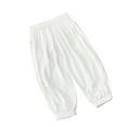 thumbnail image 1 of Diufon Toddler Baby Boys Girls Joggers Pants Cotton Soft Elastic Waist Lantern Pants Solid Color Wide Leg Pant, 1 of 3