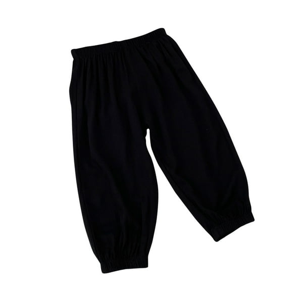 Diufon Toddler Baby Boys Girls Joggers Pants Cotton Soft Elastic Waist Lantern Pants Solid Color Wide Leg Pant