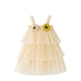 thumbnail image 1 of Diufon Toddler Baby Girl Princess Dress Summer Sleeveless Layered Tulle Dress Girls Party Dresses with Floral, 1 of 6
