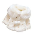 thumbnail image 1 of Diufon Toddler Baby Girls Coat Fall Winter Fleece Thickened Warm Jacket Long Sleeve Outwear Clothes with Pearls, 1 of 7