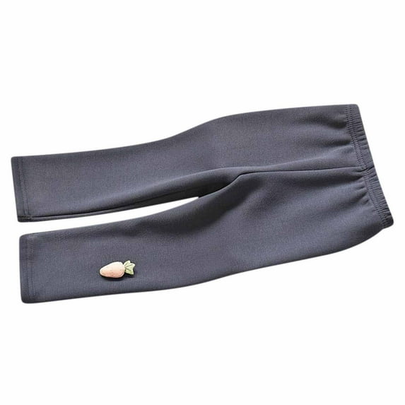 Diufon Toddler Baby Girls Fleece Leggings Fall Winter Cotton Elastic Waist Tight Pants Thickened Warm Trousers