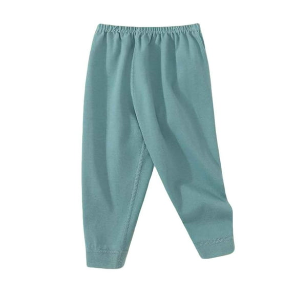 Diufon Toddler Boys Girls Cotton Pants Casual Elastic Waisted Bottom Pant Fall Winter Warm Home Pajama Trousers