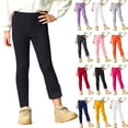 thumbnail image 1 of Diufon Black Leggings Girls Fleece Lined High Waisted Thickened Thermal Pants Kids Fall Winter Warm Layering Bottoms, 1 of 8