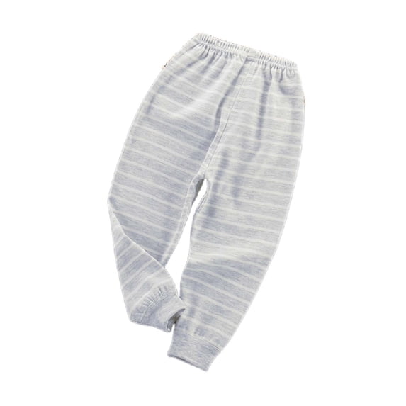 Diufon Toddler Boys Girls Pajama Pants Soft Loose Elastic Waist Striped Sweatpants Casual Home Bottom Pants