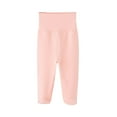 thumbnail image 1 of Diufon Toddler Cotton Pants Solid Color Comfortable Lounge Pants Casual High Waist Leggings Pants, 1 of 4