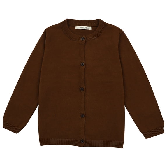 Diufon Toddler Girl&boy Baby Infant Kids Spring Sweater Crew Neck Button down Long Sleeve Knit Outwear (2-3 Years, Wine)