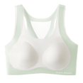 thumbnail image 1 of Diufon Training Bras for Girls Seamless Wide Strap Full Coverage Sports Bra Casual Breathable Bra with Pads, 1 of 3