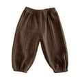 thumbnail image 1 of Diufon Kids Cotton Athletic Pants Elastic Waist Pants Solid Color Comfortable Sweatpants, 1 of 4