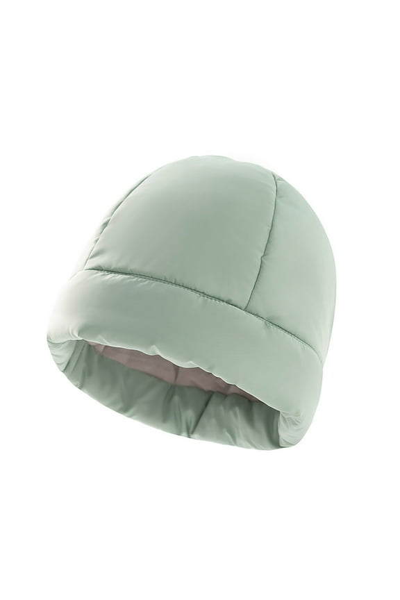 Unisex Down Hat Windproof Thickened Warm Cycling Cap Waterproof Outdoor Ski Cap for Women and Men