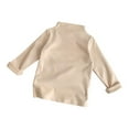thumbnail image 1 of Diufon Unisex Kids Long Sleeve Shirt Fall Winter Cotton Turtleneck Thickened Warm Tops Casual Basic Bottom Clothes, 1 of 3