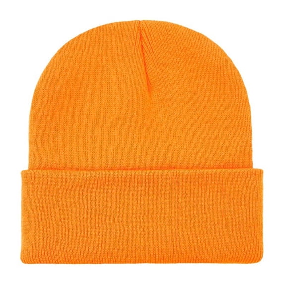 Diufon Unisex Winter Knitted Beanie Hat Soft Stretch Thickened Warm Hiking Hats Outdoor Windproof Ski Cap