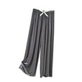 thumbnail image 1 of Diufon Wide Leg Pants for Women Solid Color Lounge Pants Casual Elastic Waist Bow Trousers, 1 of 7