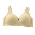 thumbnail image 1 of Diufon Wide Strap Lace Bra for Women Comfortable Plus Size Full Coverage Deep V Neck Bras Support Push Up Bralettes, 1 of 6