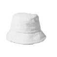 thumbnail image 1 of Diufon Winter Plush Bucket Hat for Women Thickened Warm Brim Hats Trendy Fleece Lined Windproof Outdoor Caps, 1 of 7