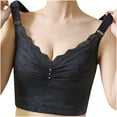 thumbnail image 1 of Diufon Wireless Comfortable Bra for Women Seamless Wide Strap Lace Deep V Neck Bras Support Push Up Bralettes, 1 of 4
