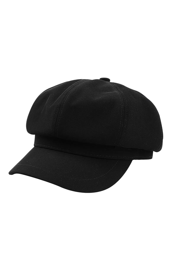 Women's Beret Cap Casual Comfy Vintage Wide Brim Painter Hat Ladies Trendy Versatile Solid Color Hats