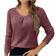 thumbnail image 1 of Diufon Women's Elegant Knitted Tops Long Sleeve Lace Backless Pullover Sweaters Trendy Casual Loose Blouse, 1 of 9