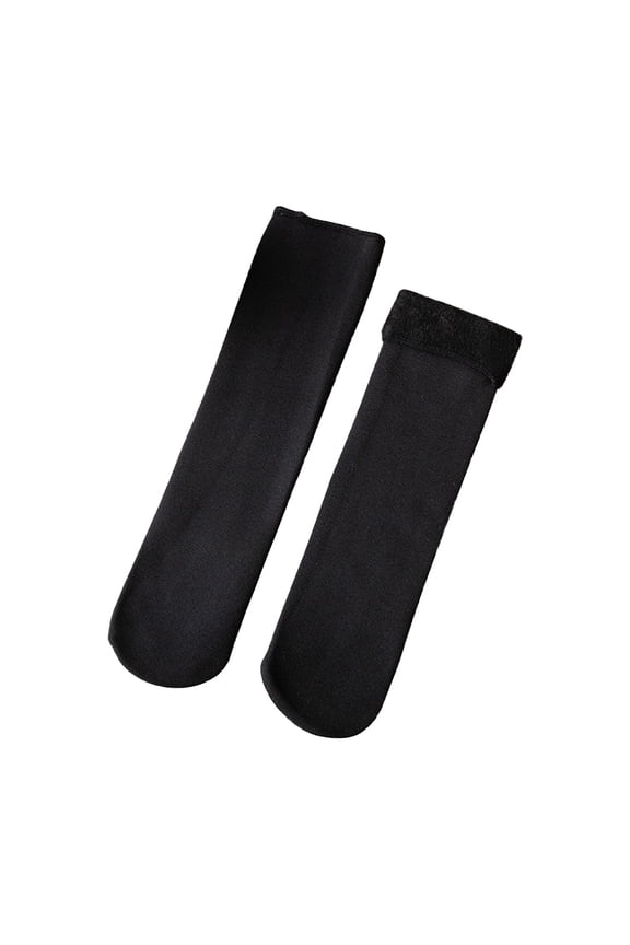 Women's Fall Winter Warm Socks Plush Thickened Crew Middle Tube Socks Soft Breathable Boot Socks