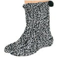 thumbnail image 1 of Diufon Women's Fuzzy Slipper Socks Fall Winter Comfy Thickened Warm Sleep Socks Plush Colorful Footwear Socks, 1 of 2
