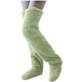 thumbnail image 1 of Diufon Women's Fuzzy Warm Stockings Plush Thickened Non-Slip Over the Knee Long Socks Fall Winter Home Socks, 1 of 7
