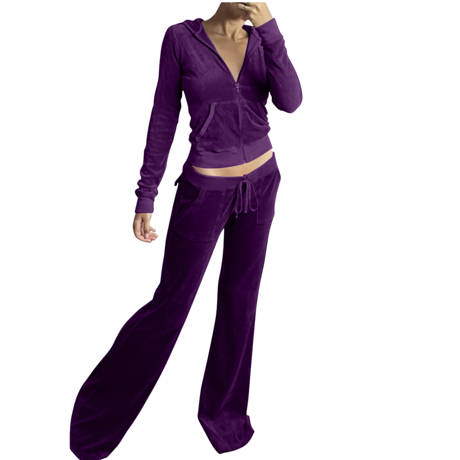 Diufon-Women-s-Matching-Velour Diufon-Women-s-Matching-Velour