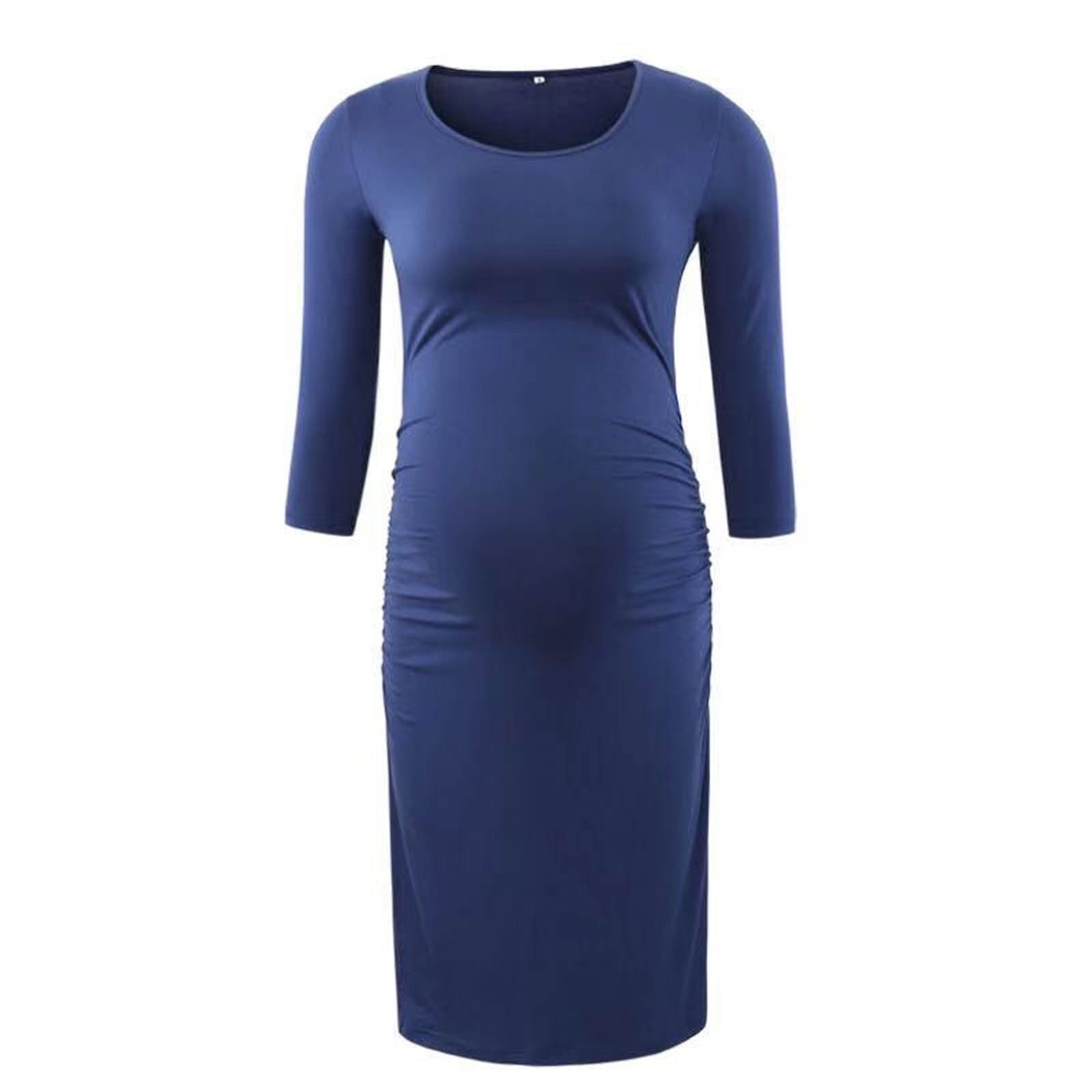 oversized maternity dress Blake Maternity & Nursing Lounge Dress