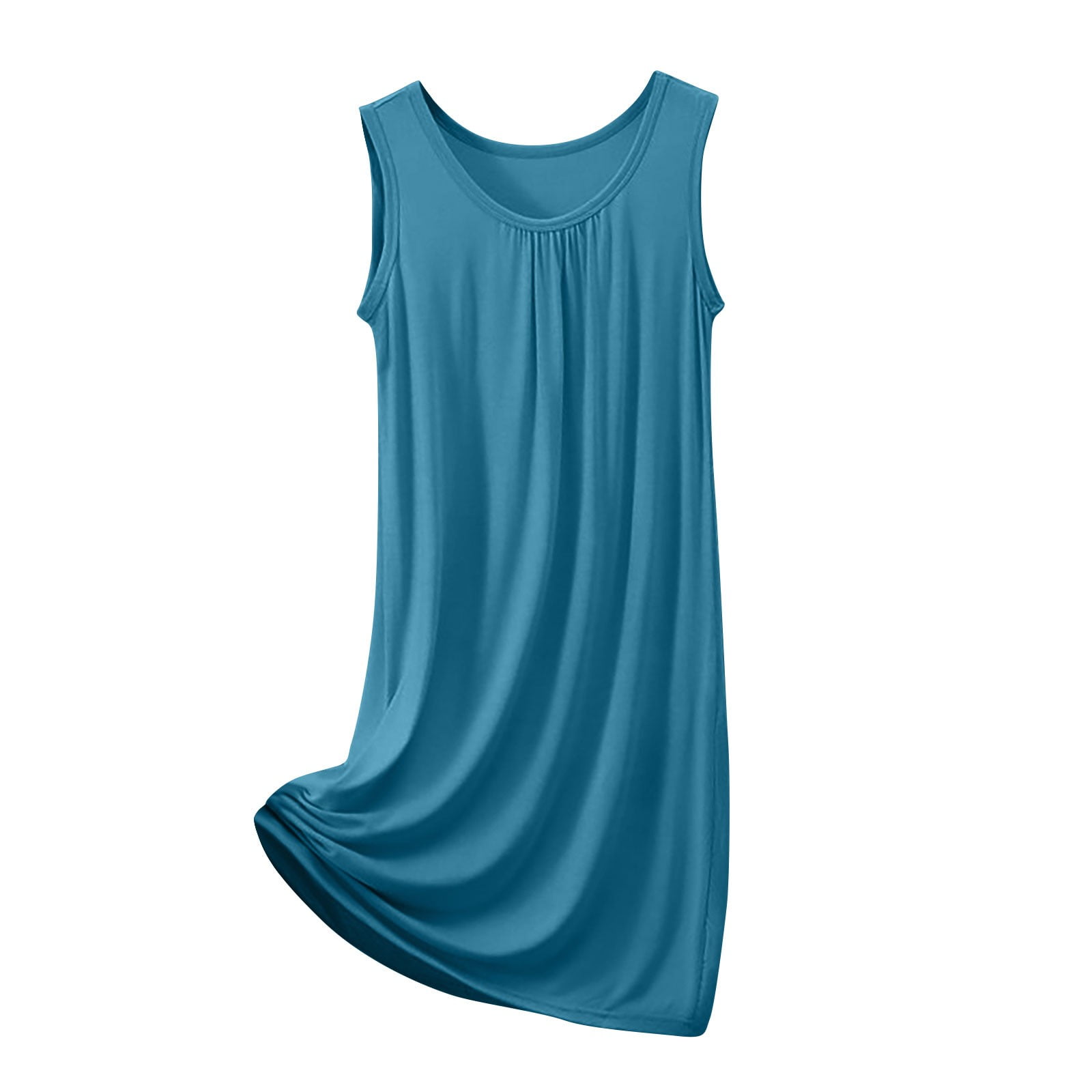 Diufon Women's Pajamas Dress Summer Thin Breathable Sleeveless
