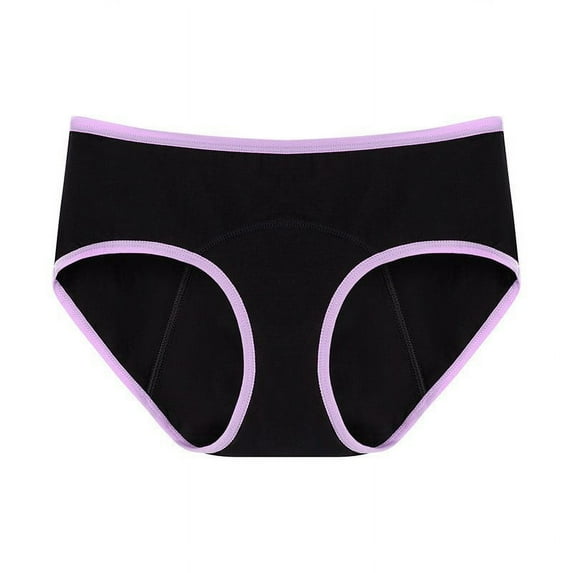 Diufon Women's Period Underwear Cotton Stretch Full Coverage Postpartum Menstrual Panties Soft Breathable Briefs