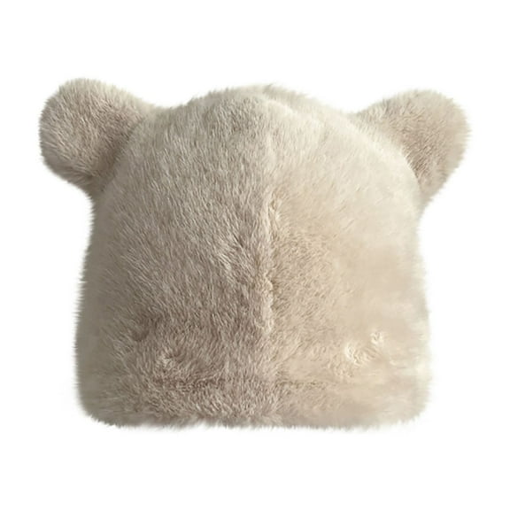 Diufon Women's Plush Warm Hat Ladies Winter Windproof Thickened Wool Hats Cute Fleece Lined Outdoor Ski Cap