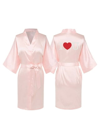 Robe Sets Night Dress Women Satin Sleepwear Bride Bridesmaid Wedding Gift  Sexy Lace Nightgown Kimono Bathrobe Gown