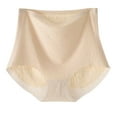 thumbnail image 1 of Diufon Women's Seamless Hipster Underwear Oversized High Waisted Full Coverage Panties Soft Breathable Briefs, 1 of 4