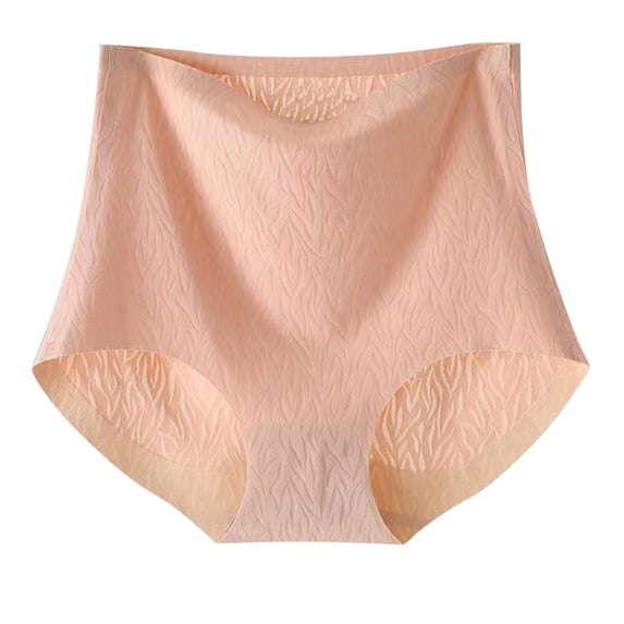 Diufon Women's Seamless Hipster Underwear Oversized High Waisted Full Coverage Panties Soft Breathable Briefs