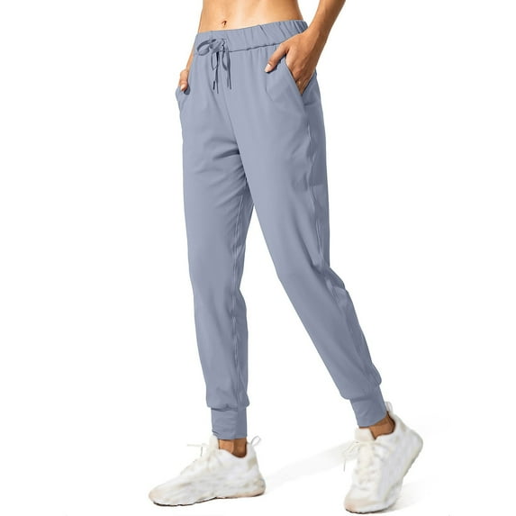 Diufon Women's Sport Running Pants Casual Drawstring Tapered Joggers Pants Workout Yoga Trousers with Pockets