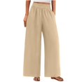 thumbnail image 1 of Diufon Women's Wide Leg Pants Casual High Waist Loose Trousers Solid Color Business Pants with Pockets, 1 of 7