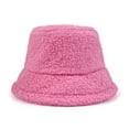 thumbnail image 1 of Diufon Women's Winter Warm Bucket Hat Ladies Plush Windproof Solid Color Wool Hats Outdoor Fisherman Hats, 1 of 3