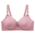 thumbnail image 1 of Diufon Women's Wireless Bras Back Closure Push Up Bra Ladies Adjustable Straps Solid Color Everyday Bralettes, 1 of 7