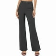 thumbnail image 1 of Diufon Women's Work Pants High Waisted Wide Leg Formal Business Suit Pants Casual Office Trousers with Pockets, 1 of 7