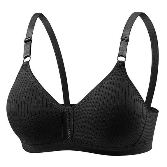 Diufon Womens Bras No Underwire Comfy Bras Solid Color Full Coverage Breathable Bras