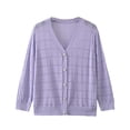 thumbnail image 1 of Diufon Womens Casual Cardigans Fall Solid Color Knit Coats V Neck Button Long Sleeve Tops, 1 of 7