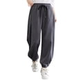 thumbnail image 1 of Diufon Womens Casual Sweatpants Solid Color Lounge Pants Elastic Waist Drawstring Pants, 1 of 5