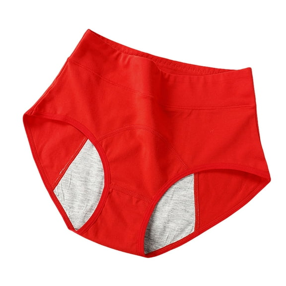 Diufon Womens Cotton Underwear High Waisted Full Coverage Briefs Solid Color Breathable Panties