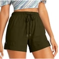 thumbnail image 1 of Diufon Womens Dressy Shorts Plus Size Summer Casual Elastic Waist Drawstring Comfy Pull On Shorts with Pockets, 1 of 9